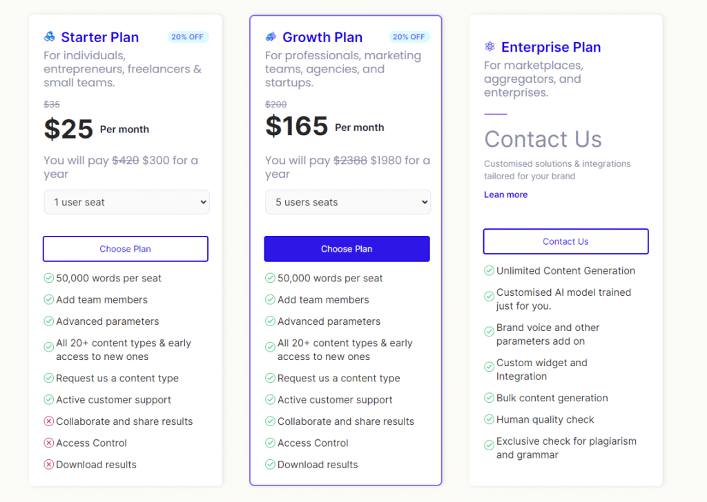 papertype pricing